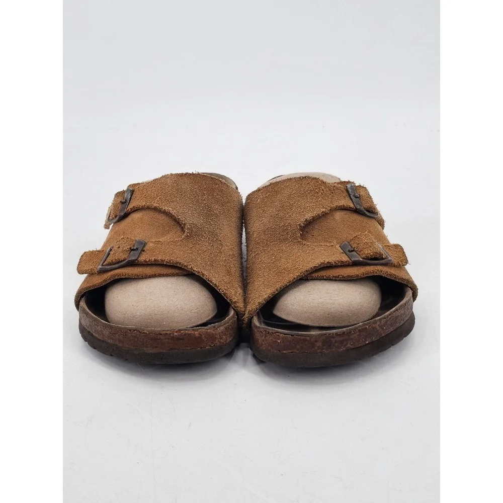 Birkenstock Zurich Men's Size EU 40 US L9 M7 Suede Brown Sandals‎ 050401